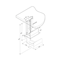 Miniatyrbillede 6 af 7: Neomounts CPU-D200SILVER CPU holder - max 30 kg - universal