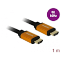 Miniatyrbillede 1 af 4: Delock High Speed HDMI Cable 48 Gbps 8K 60 Hz 1 m
