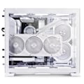 Miniatyrbillede 9 af 10: Lian Li O11 Dynamic Mini Snow Edition, Mid-Tower, Tempered Glass - White