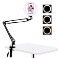 Miniatyrbilde 3 av 3: Desktop arm stand Puluz with 20cm LED Vlogging Ring PKT3089B