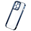 Miniatyrbillede 3 af 6: Baseus Glitter Transparent Case and Tempered Glass set for iPhone 14 Pro Max (blue)