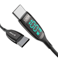 Miniatyrbild 4 av 4: USB-C to USB-C cable BlitzWolf BW-TC23, with display, 100W, 1.8m (black)