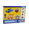 Miniatyrbillede 4 af 4: Magnetic Jigsaw Book Transport Puzzle Cards