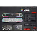 Miniatyrbilde 6 av 6: Mars Gaming MSBXW Bluetooth 5.0 Soundbar with RGB / AUX / 10W