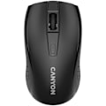Pikkukuva 4 / 6: CANYON MW-7, 2.4Ghz wireless mouse, 6 buttons, DPI 800/1200/1600, with 1 AA battery ,size 110*60*37mm,58g,black