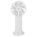 Miniatyrbillede 1 af 5: NEDIS ruční ventilátor/ průměr 6 cm/ výkon 0,9 W/ 2 rychlosti/ plast/ bílý