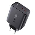 Miniatyrbillede 2 af 4: Wall Charger Acefast A9, 2x USB-C, PD 40W (czarna)