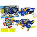 Miniatyrbillede 1 af 8: Dinobots 2 in 1 Dinosaur Shotgun Blue Pterosaur Shield