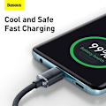 Miniatyrbillede 3 af 11: Baseus Crystal Shine cable USB-C to USB-C, 100W, 2m (black)
