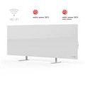 Pikkukuva 1 / 7: AENO Premium Eco Smart Heater, 700W, Tempered glass, Infrared+convection heating type, Plug type: Europe (E/F type), WHITE