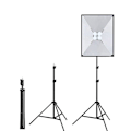 Miniatyrbilde 4 av 5: Studio set Puluz softbox 50x70cm, tripod, LED bulb 4 pcs PU5071EU