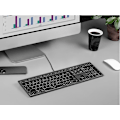 Miniatyrbillede 4 af 5: A4Tech FSTYLER FX60H (White Backlit) keyboard USB QWERTY Black, Grey