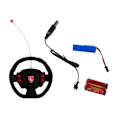 Miniatyrbillede 2 af 4: Remote-controlled passenger aircraft + Steering wheel-shaped
