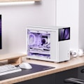 Miniatyrbild 10 av 10: Jonsbo D31 MESH Screen Micro-ATX Case, Tempered Glass - white