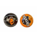 Pikkukuva 2 / 3: Soft ball Small black and orange for Baby 7 cm in diameter.