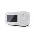 Miniatyrbillede 4 af 5: Sharp | Microwave Oven | YC-MS02E-C | Free standing | 800 W | White