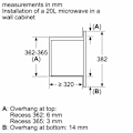 Pikkukuva 4 / 5: Bosch | Microwave Oven | BFL523MW3 | Built-in | 800 W | White