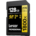 Miniatyrbillede 3 af 3: Lexar memory card SDXC 128GB Professional 1800x UHS-II U3 V60