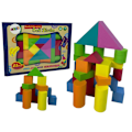 Miniatyrbillede 1 af 3: 41 Piece Construction Foam Blocks for Kids