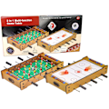 Miniatyrbilde 1 av 3: Wooden 2 in 1 Foosball table and air hockey table