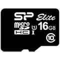 Miniatyrbild 2 av 8: Silicon Power memory card microSDHC 16GB Elite + adapter