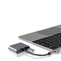 Miniatyrbillede 3 af 3: RoGer USB-C Multimedia Adapter HDMI 4K@30Hz / VGA 1080p / USB 3.0 / USB-C PD