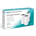 Miniatyrbillede 1 af 3: Whole Home Mesh WiFi System | Deco M4 (3-Pack) | 802.11ac | 300+867 Mbit/s | 10/100/1000 Mbit/s | Ethernet LAN (RJ-45) ports 2 | Mesh Support Yes | MU