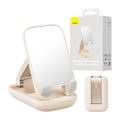 Miniatyrbillede 6 af 8: Folding Phone Stand Baseus with mirror (beige)