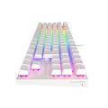 Miniatyrbillede 5 af 7: GAMING KEYBOARD GENESIS THOR 303 TKL FR RGB BACKLIGHT MECHANICAL BROWN WHITE HOT SWAP