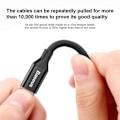 Miniatyrbillede 4 af 11: Baseus Lightning Yiven Apple Cable 2A 1.8m Black (CALYW-A01)