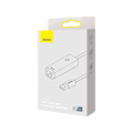 Miniatyrbillede 1 af 8: ADAPTOR RETEA Baseus Lite, USB 2.0 to RJ-45 10/100 Mbps Adapter, metalic, LED, gri "WKQX000013" (timbru verde 0.18 lei)  - 6932172606046