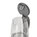 Miniatyrbillede 7 af 8: Adler | Kettle | AD 1286 | Standard | 2200 W | 2 L | Plastic/Glass | 360° rotational base | Grey/ transparent