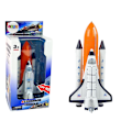 Pikkukuva 1 / 4: Space rocket with metal spacecraft  Aerospace Light and sound effects PULL-BACK