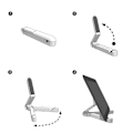 Pikkukuva 2 / 7: Gembird Universal tablet stand TA-TS-01 Black