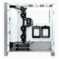 Miniatyrbillede 6 af 11: Corsair | Tempered Glass Mid-Tower ATX Case | iCUE 4000X RGB | Side window | White | Mid-Tower | Power supply included No | ATX
