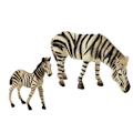Pikkukuva 4 / 7: Set of figures Animals Africa Hippo Zebra