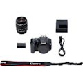 Pikkukuva 1 / 11: Canon | Megapixel 24.1 MP | Image stabilizer | ISO sensitivity (max) 256000 | Wi-Fi | Video recording | Manual | CMOS | Black