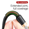 Miniatyrbillede 5 af 11: Baseus Cafule 1 m Black, Gold