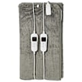 Miniatyrbillede 3 af 5: Nedis PEBL130CWT2 electric blanket 120 W Grey, White Fleece, Polyester