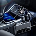 Miniatyrbilde 4 av 9: Joyroom Car Charger 9-in-1, (C+U+U+U+U+U+ 3 cigarette lighter socket) 154W, Black (JR-CL06)
