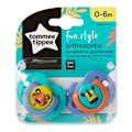 Pikkukuva 1 / 3: TOMMEE TIPPEE soothers Fun unisex 0-6 m 2psc., 433470
