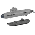 Miniatyrbillede 2 af 7: Naval Army Set Naval Base Jets Bombs