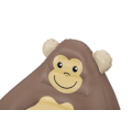 Miniatyrbillede 4 af 11: Inflatable Armchair Monkey 72 x 72 x 64 cm Bestway 75116