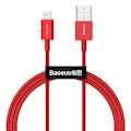 Pikkukuva 5 / 11: Baseus Lightning Superior Series cable, Fast Charging, Data 2.4A, 1m Red (CALYS-A09)