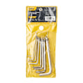Miniatyrbillede 5 af 5: Hex Key Sets 1.5-6mm Deli Tools EDL3080 (silver)