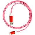 Pikkukuva 1 / 3: Platinet cable USB - USB-C LED 2A 1m, red (45741)
