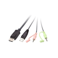Miniatyrbilde 6 av 6: ATEN 2-Port USB DisPlayPort Cable KVM Switch