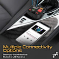 Miniatyrbillede 6 af 7: PROMATE PowerTune-30W Bluetooth FM Transmitter QC3.0 / PD30W / USB / Hands-free