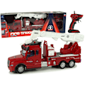 Pikkukuva 1 / 6: Remote Control Fire Truck Remote Control 2.4G Lights Sounds Red