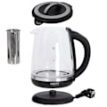 Miniatyrbillede 6 af 7: Camry | Kettle | CR 1290 | Standard | 2200 W | 2 L | Plastic/glass | 360° rotational base | Black/Transparent